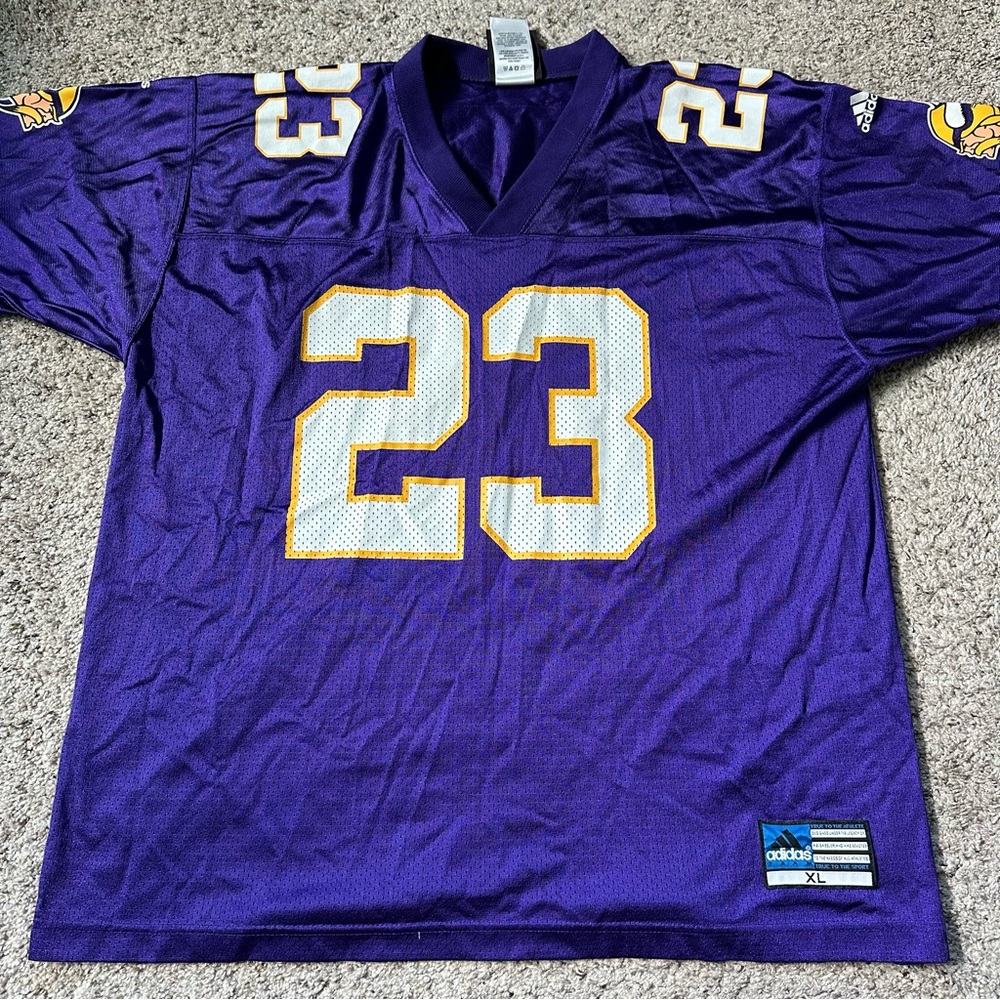 Vintage Minnesota Vikings Jersey Mens XL White Adidas‎ NFL Michael Bennett #23